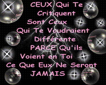 CEUX qui te critique...