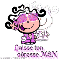 laisse ton adresse msn